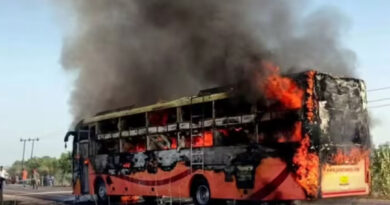 రాజస్థాన్‌లో బస్సు దగ్ధం – 20 మంది మృతి