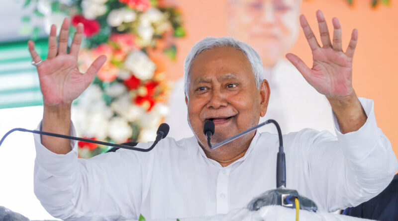 బిహార్ సీఎంగా మరోసారి బాధ్యతలు : నితీశ్